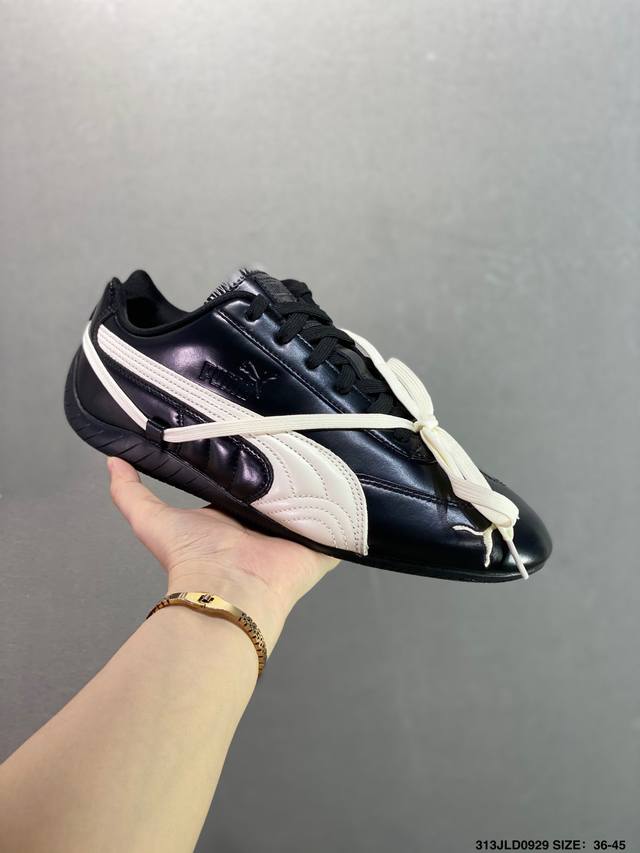 公司级Rose X puma Speedcat Og 彪马 双鞋带 防滑耐磨生活休闲 运动鞋 官方货号:404391-01 尺码:35.5 36 37 37.5