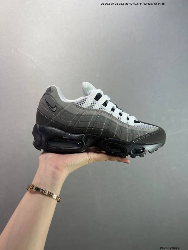 真标耐克Nike Air Max 95 Tt气垫复古慢跑百搭鞋休闲运动鞋 货号:Fb2709-010 尺码:36 36.5 37.5 38 38.5 39 40