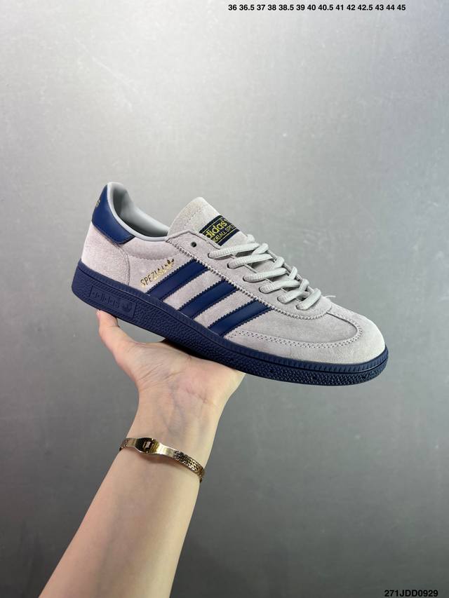阿迪达斯 Adidas Handball Spezial阿迪达斯经典款 复古休闲板鞋 货号：Jh5436 尺码：36 36.5 37.5 38 38.5 39