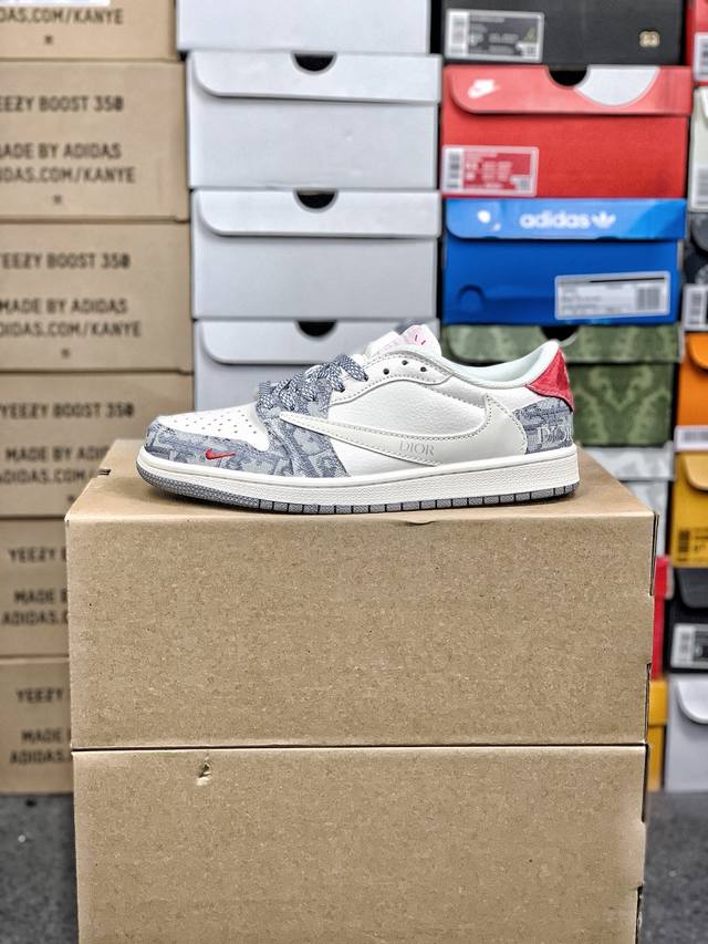 福利特价 #公司级福利 市面原260版本 Air Jordan 1 Low 定制配色 乔1 Aj1经典倒钩低帮休闲百搭板鞋 Xs2025-Df1 公司级版本 定