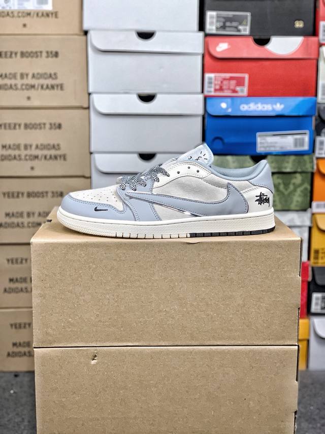 福利特价 #公司级福利 市面原260版本 Air Jordan 1 Low 定制配色 乔1 Aj1经典倒钩低帮休闲百搭板鞋 Xs2025-Df3 公司级版本 定