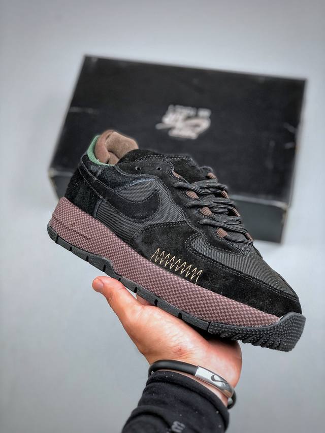 Nike W Air Force 1 Wild 低帮百搭休闲运动板鞋 Fb2348 800 原楦原纸板 清洁度完美 内置全掌气垫 中底钢印、拉帮完美 尺码：36