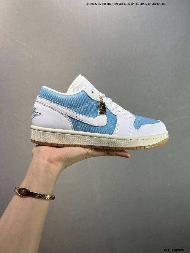公司级Nike Air Jordan 1 Low Og Aj1乔1 耐克 低帮休闲板鞋 同步官方配色 官方货号:Hq2004-400 尺码:36 36.5 37