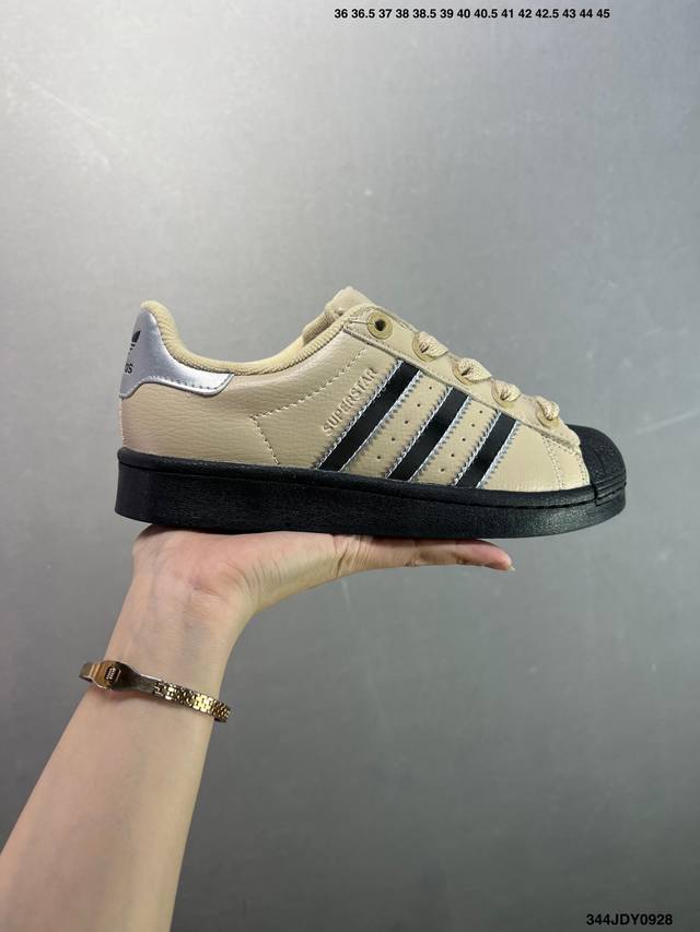 Adidas Originals Superstar 白黑 复古潮流 防滑耐磨 低帮 男女款 货号 Ji0124 号码：35-45 Id：344Jdy0928