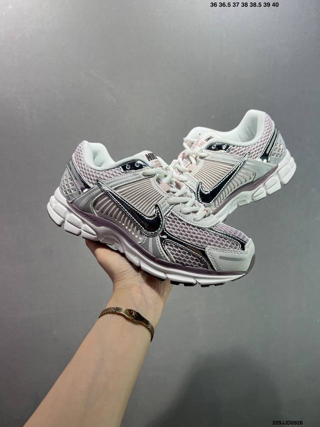 Nk Air Zoom Vomero 5 经典复古潮流运动跑鞋 Fd9919-001 原装纸板楦头开发 独家私模八层组合大底 市场唯一正确版本 进口三文治网面