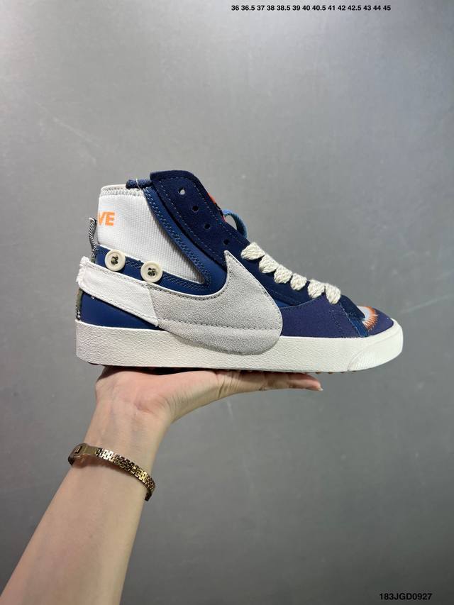 公司级Nike Blazer Mid‘77 Vntg 经典百搭中帮开拓者休闲运动板鞋 货号:Dq5080-001 尺码:36 36.5 37.5 38 38.5