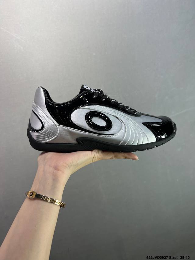 公司级Old Order Turbo-Lite芭蕾复古百搭德训鞋日常防滑透气 低帮 生活休闲鞋 鞋面由多材质拼接打造而成 缝线随着鞋子轮廓整齐排列 兼具设计感及