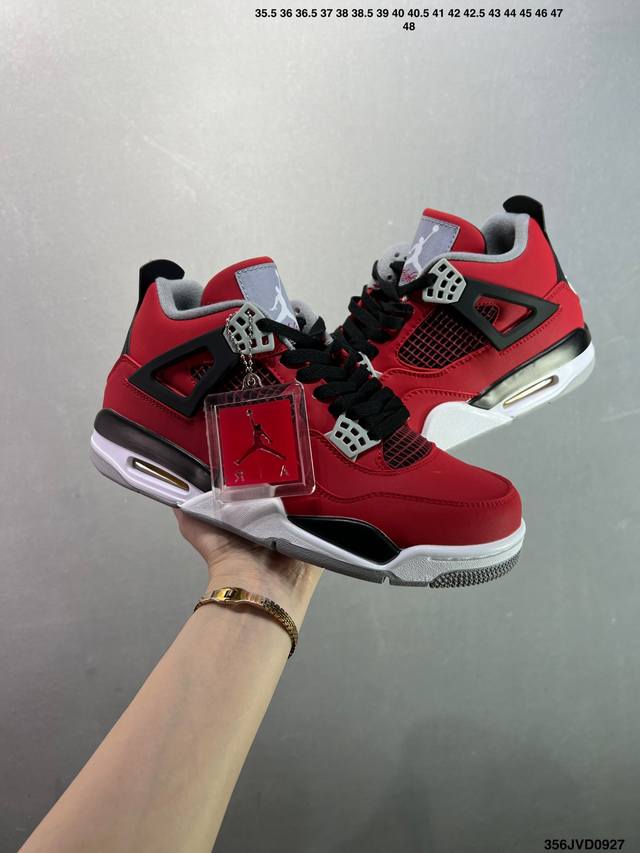公司级Aj4 Air Jordan 4 Retro ” Infrared “ Aj4乔4 男子文化篮球鞋 大厂出品 主力合作工厂p 全新模具开发 纯正4代正确鞋