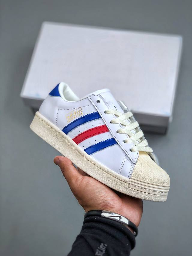 Adidas Originals Superstar Vintage全新配色 贝壳头休闲板鞋 独家控货 平台正单 全鞋百分百原材料 全鞋电脑针车 Logo针车间