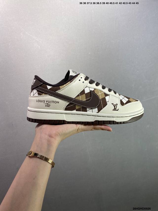 公司级Nike Dunk Low Retro ‘Diy高端定制’耐克 低帮休闲运动板鞋 原装头层材料 用料绝不含糊 独家版型蒸餾加工帶來的是更好的视觉和脚感体验