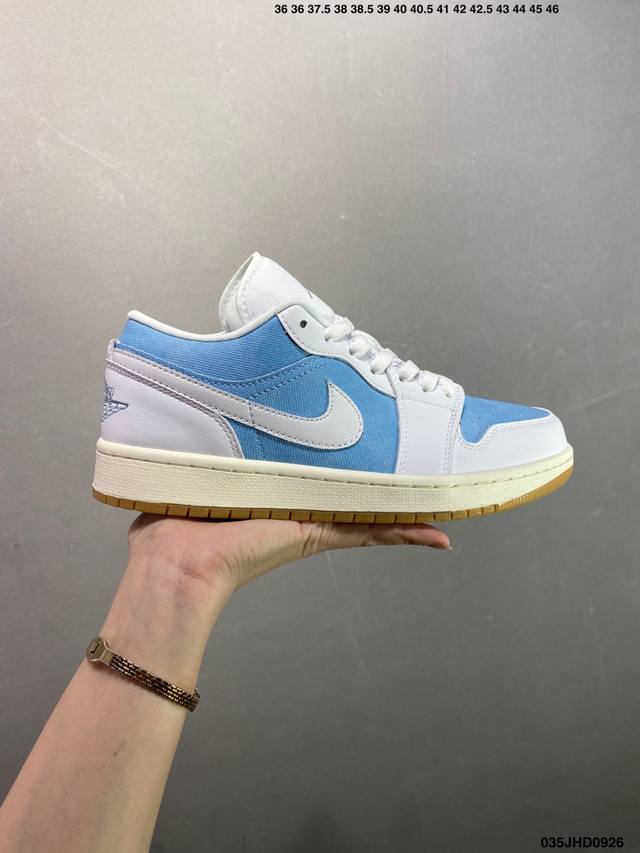 公司级Nike Air Jordan 1 Low Aj1乔1低帮休闲板鞋 同步官方配色 官方货号:Hq2004-400 尺码:36 36.5 37.5 38 3