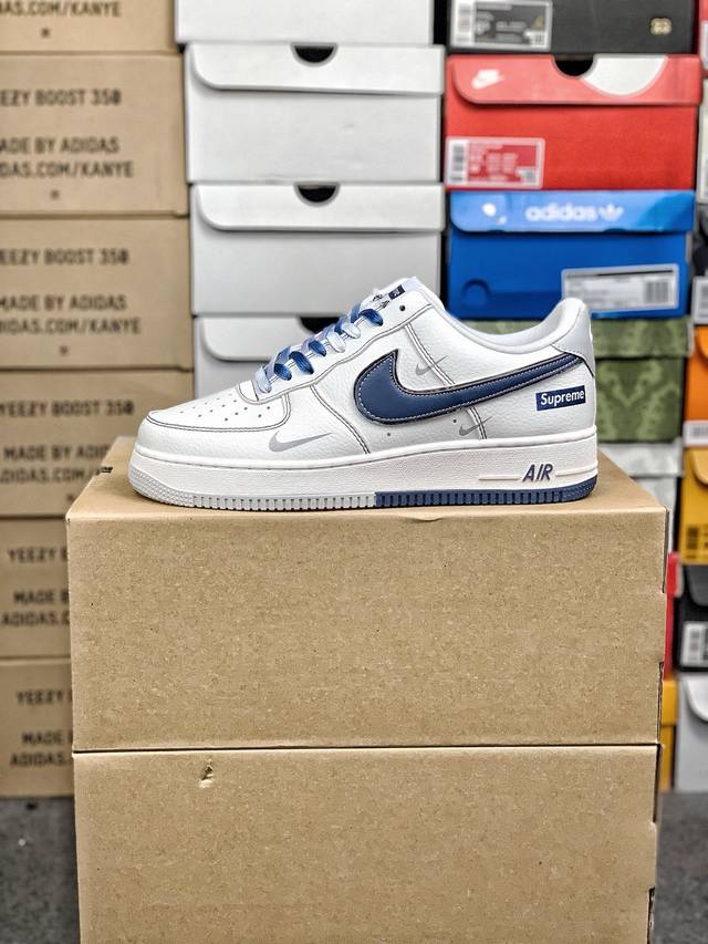 福利特价 #公司级 定制款 Nk Air Force 1’07 定制配色 空军一号低帮经典低帮休闲百搭板鞋 Dq6628-157 定制鞋盒 大厂流水作业生产 超