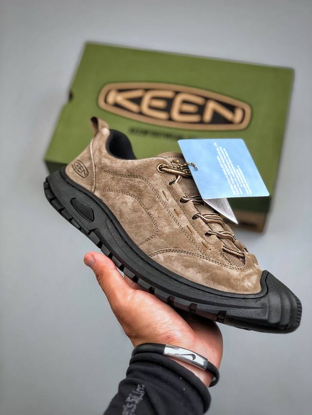 新货美国人气户外品牌-科恩Keen Jasper Rocks Sp贾斯珀都市系列复古低帮系带户外风露营徒步登山运动训练鞋 25Ss秋冬季新款原楦型开发纸版#采用