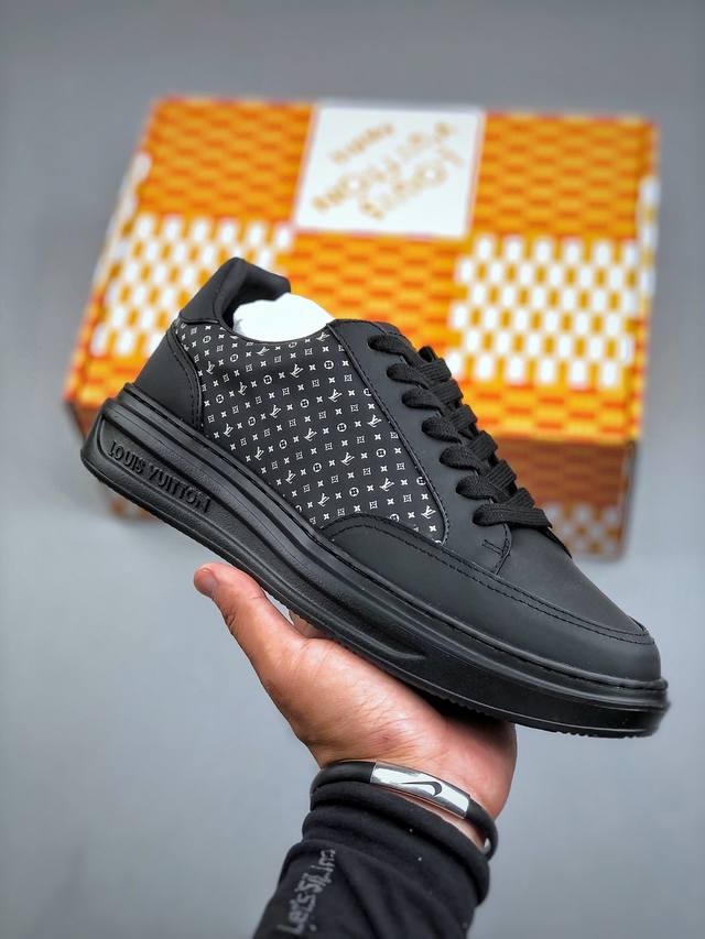 Louis Vuitton Skate Sneaker 2025 秋冬男士系列 Classic 牛皮革 圆头系带 低帮 生活休闲鞋 原版开发 市面唯一正确版本