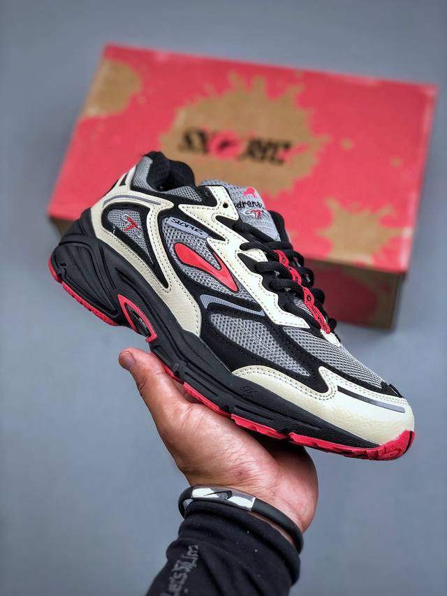 Brooks布鲁克斯Staple X Adrenaline Gts 4 跑鞋男子缓震马拉松氮气慢跑鞋 尺码：36-46