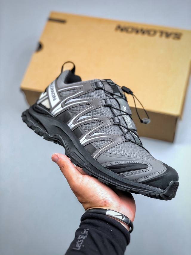绿X版 Salomon Xa pro 3D Gtx 475875 萨洛蒙潮流越野机能户外功能鞋 灰黑色 防水 新配色出货 纯原外贸平台特供订单 耗时半年巨作 全