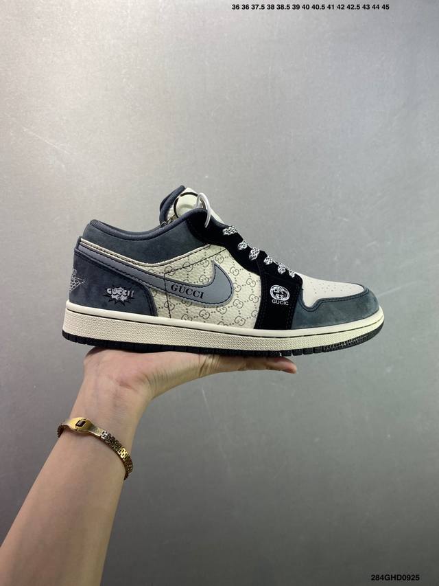 公司级Nike Air Jordan 1 Low 定制配色 联名 定制Aj联名-高端定制 低帮复古文化板鞋 #定制鞋盒 大厂纯原品质出货 超高清洁度 皮料切割干
