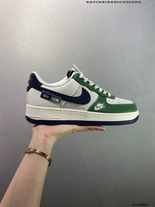 公司级Nike Air Force 1 ‘07 Low 空军一号低帮 运动鞋 休闲鞋 折边针车 工艺难度大 原楦头原纸板 原装鞋盒 定制五金配件 内置全掌气垫