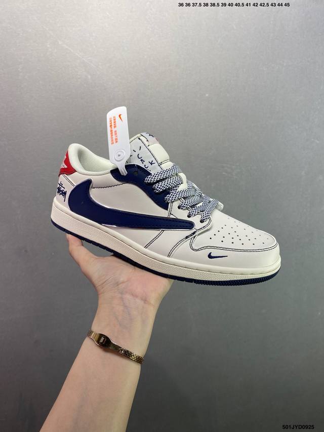 公司级Nike Air Jordan 1 Low 定制配色 联名 定制Aj联名-高端定制 低帮复古文化板鞋 #定制鞋盒 大厂纯原品质出货 超高清洁度 皮料切割干