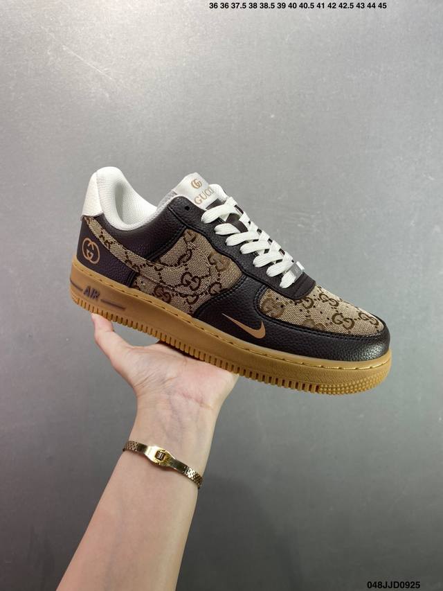 Nike Air Force 1 '07 Low 联名 空军一号低帮 运动鞋 休闲鞋 折边针车 工艺难度大 原楦头原纸板 原装鞋盒 原厂鞋底 超高清洁度 细节完