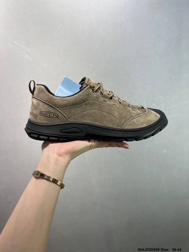 公司级美国人气户外品牌-科恩Keen Jasper Rocks Sp贾斯珀都市系列复古低帮系带户外风露营徒步登山运动训练鞋 25Ss秋冬季新款原楦型开发纸版#采