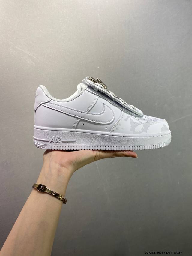 Nike Air Force 1 ‘07 空军一号低帮休闲板鞋 进口牛筋布 原楦头原纸板 纯正空军版型 定制鞋盒 全掌内置全掌气垫 原厂中底钢印 拉帮完美 货号