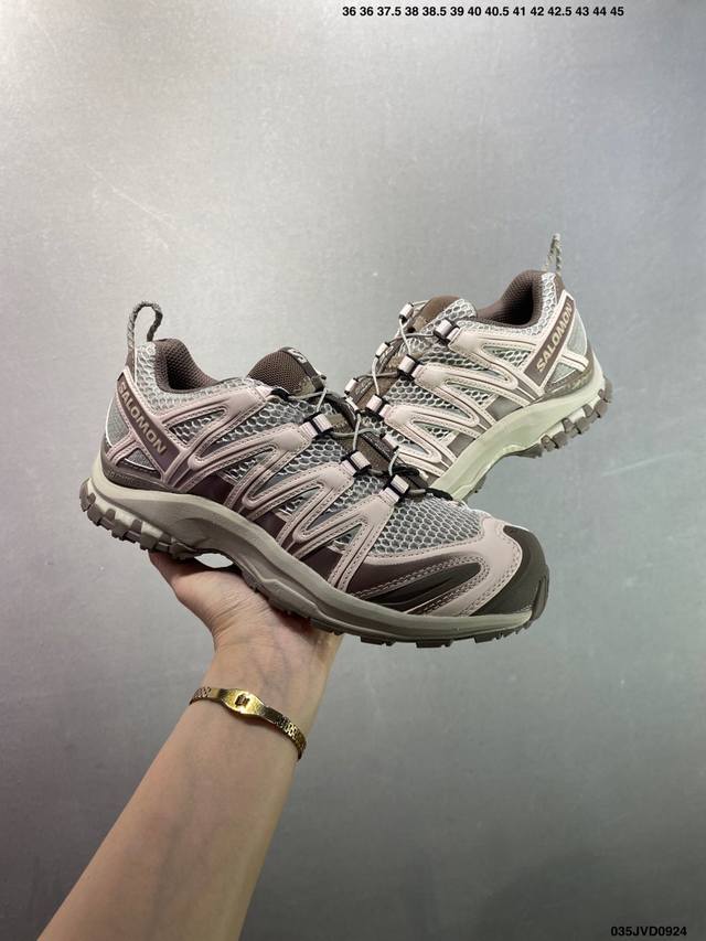 公司级Salomon Xa pro Xt-6 Expanse萨洛蒙户外越野跑鞋 鞋面采用Sensifit贴合技术 全方位贴合包裹脚型 鞋跟部鞋底牵引设计 提供强