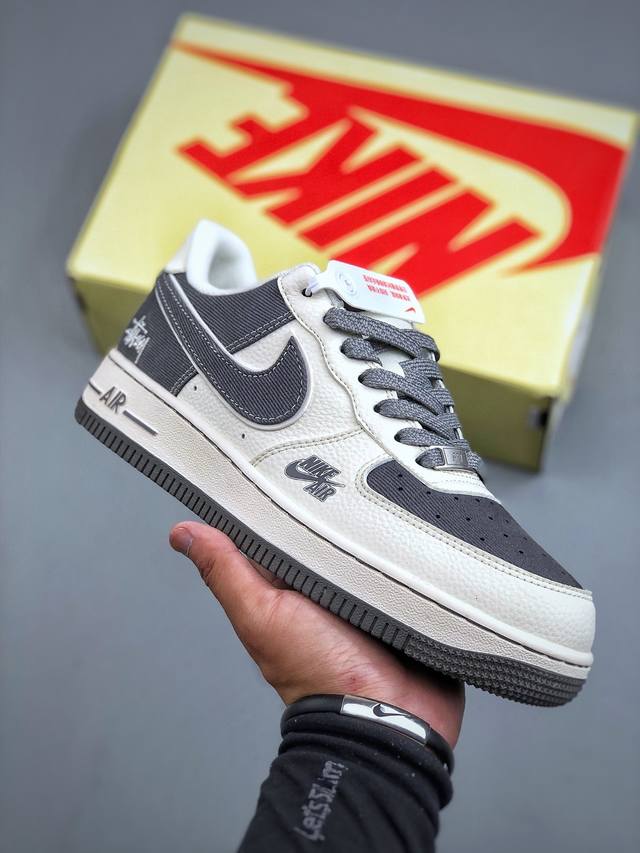 Xc Nike Air Force 1 '07 Low 联名款 空军一号 低帮 运动鞋 休闲鞋 折边针车 工艺难度大 原楦头原纸板 原装鞋盒 定制五金配件 内置