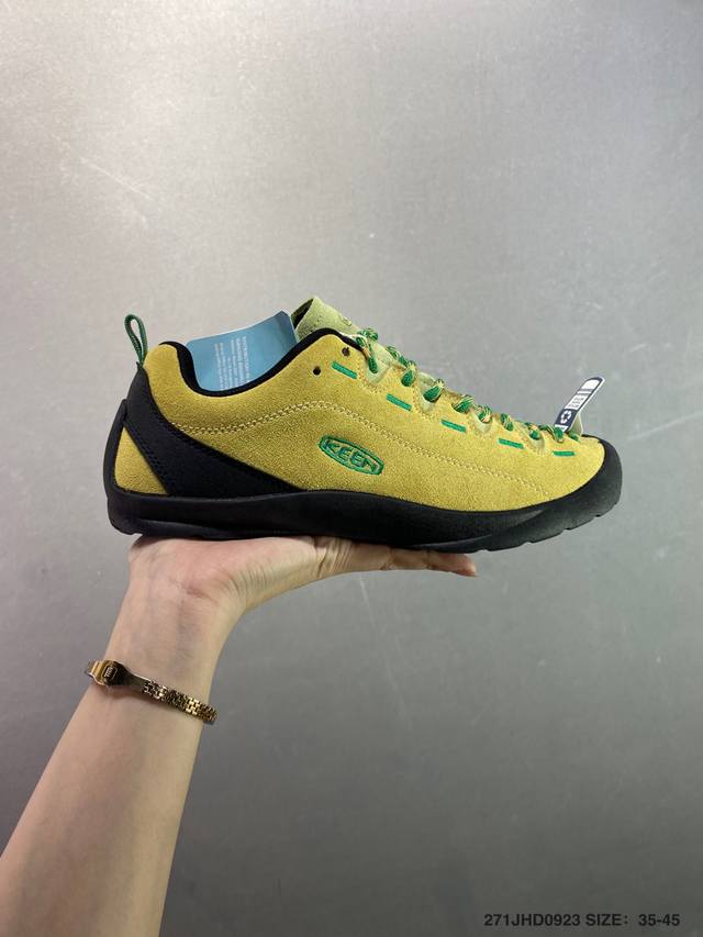 科恩Keen 美国人气户外品牌-科恩Keen Jasper Rocks Sp贾斯珀都市系列复古低帮系带户外风露营徒步登山运动训练鞋 原楦型开发纸版#采用固色翻毛