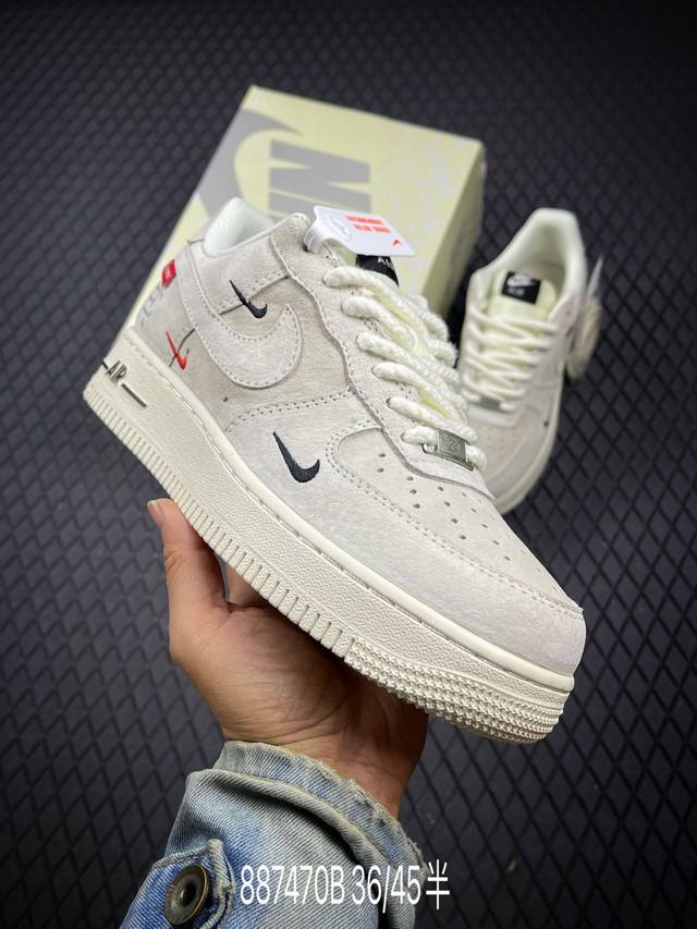 B 公司级Nike Air Force 1‘07 Lv8 原楦头原纸板 打造纯正低帮空军版型 专注外贸渠道 全掌内置蜂窝气垫 原盒配件 原厂中底钢印、拉帮完美