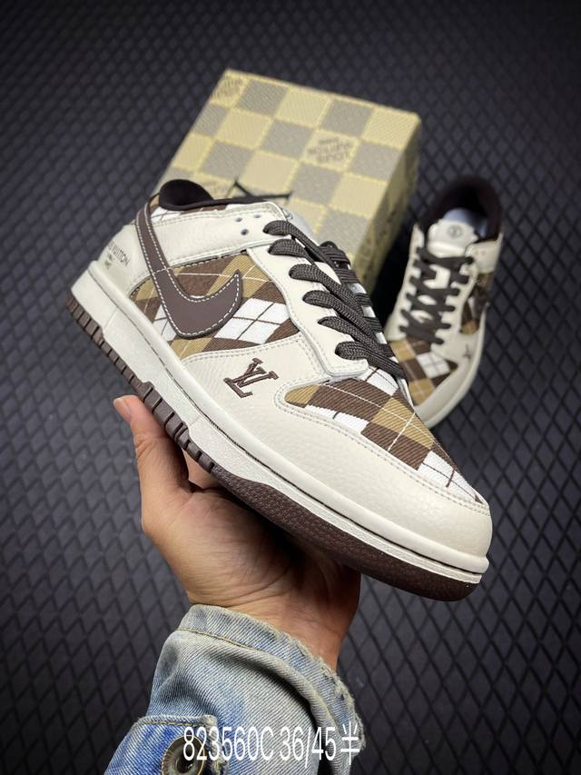 C 公司级Nk Dunk Low Retro ”Diy高端定制“ 低帮休闲运动板鞋 原装头层材料 用料绝不含糊 独家版型蒸餾加工帶來的是更好的视觉和脚感体验 清