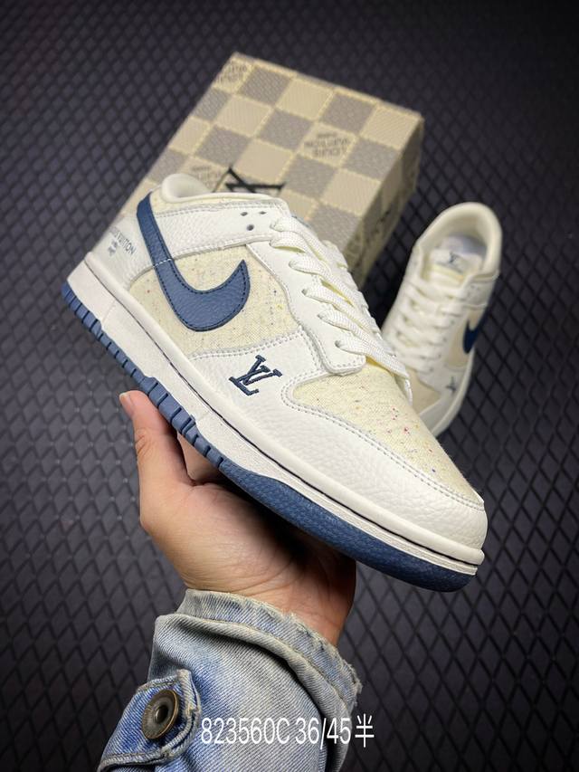 C Nike Dunk Low Retro ‘Diy高端定制’耐克 低帮休闲运动板鞋 原装头层材料 用料绝不含糊 独家版型蒸餾加工帶來的是更好的视觉和脚感体验