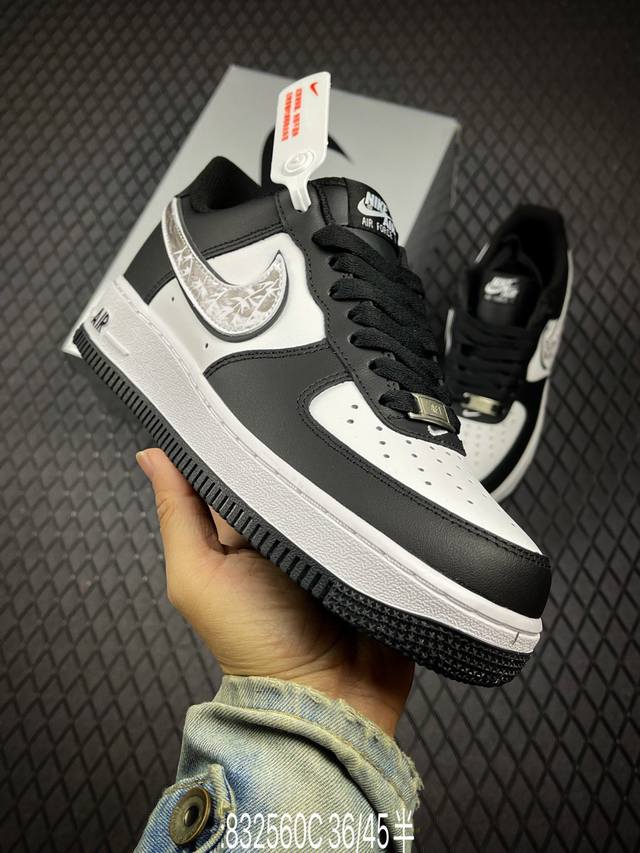 C 公司级Nike Air Force1 07 Low 定制空军 #原楦头原纸板 打造纯正空军版型 #专注外贸渠道 全掌内置蜂窝气垫 #原盒配件 原厂中底钢印、