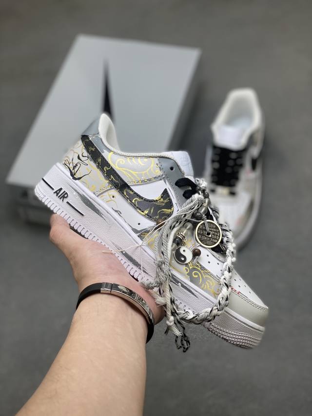 海外限量发售！公司级Nike Air Force 1 '07 Low 空军一号低帮 运动鞋 休闲鞋 折边针车 工艺难度大 原楦头原纸板 原装鞋盒 定制五金配件