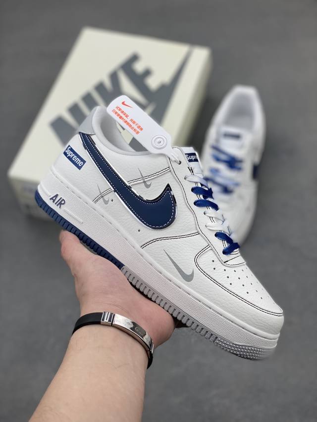 海外限量发售！公司级Nike Air Force 1 '07 Low 空军一号 低帮 运动鞋 休闲鞋 折边针车 工艺难度大 原楦头原纸板 原装鞋盒 定制五金配件