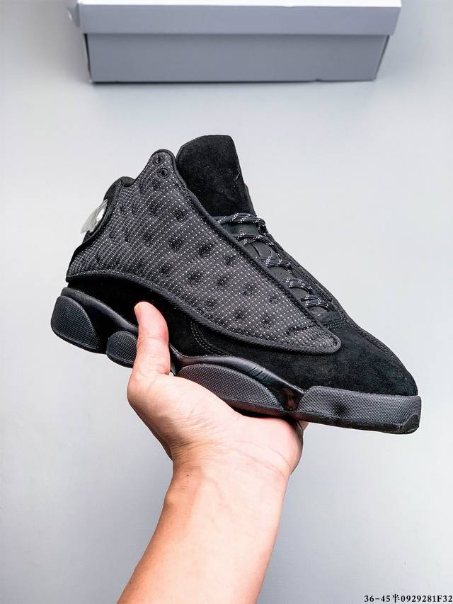 公司级！Air Jordan 13 Xiii Brave Blue 迈克尔 乔丹Aj13代复古中帮文化休闲运动篮球鞋 0929281F32