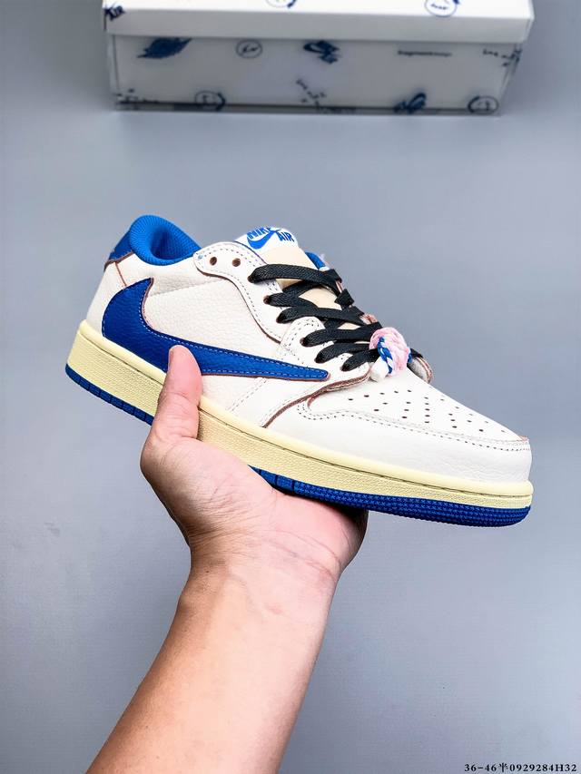 公司级头层！耐克Nike Air Jordan 1 Low Aj1 乔1 低帮潮流运动休闲板鞋。Aj1 低帮拼接 完美版型真头层牛皮# 内置缓震气垫 原鞋开模