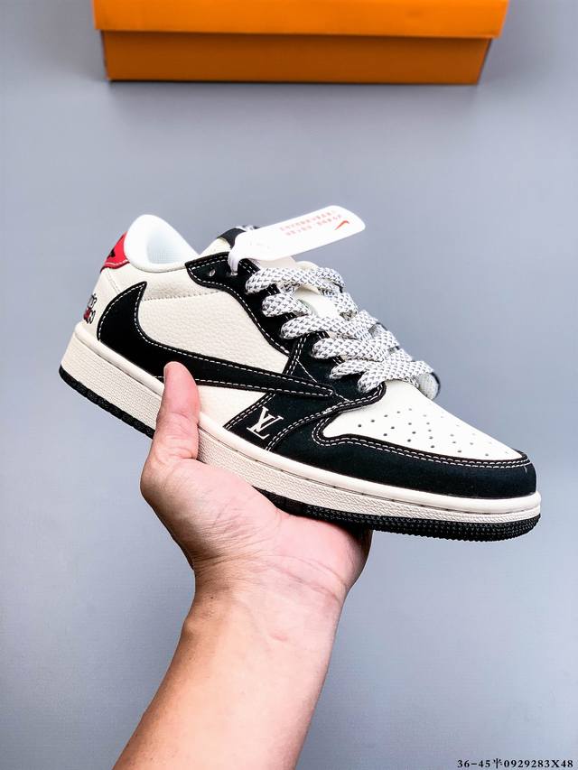 耐克Nike Air Jordan 1 Low Aj1乔1 低帮潮流缓运动休闲板鞋。Aj1 低帮拼接 完美版型真头层牛皮# 内置缓震气垫 原鞋开模 拒绝公底 购
