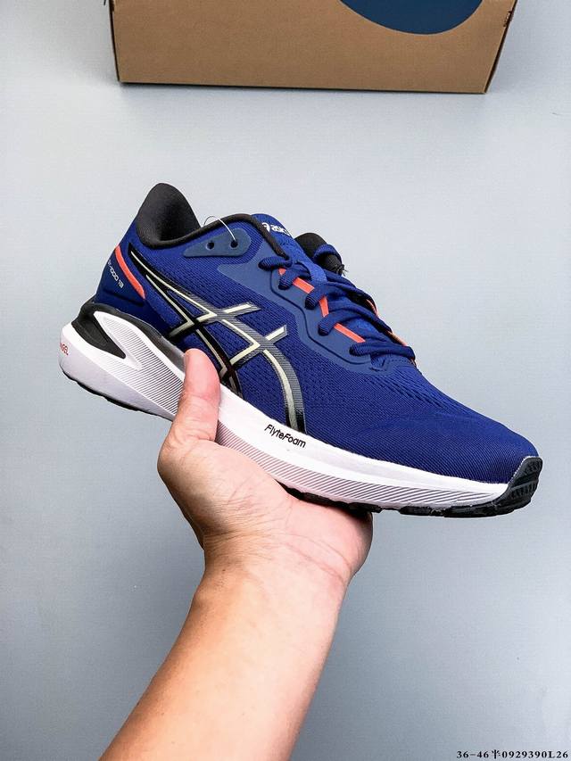 亚瑟士Asics Gt- 0 13 运动休闲跑步鞋 采用网眼鞋面，提供良好的透气性，Flytefoam中底材料，轻量和缓震并举，后跟Gel胶设计，持续提供缓冲足