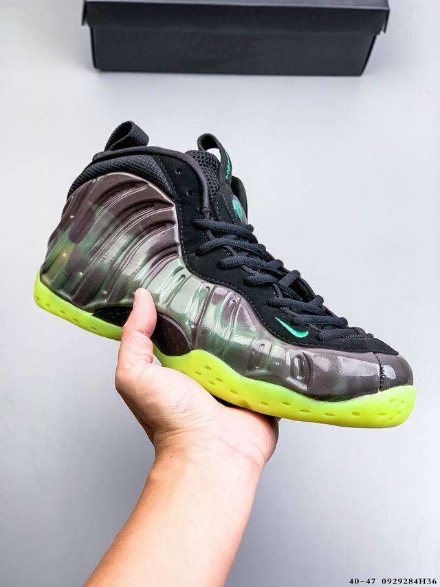 公司级！Nike 耐克 Air Foamposite pro 哈达威喷泡 双层Zoom植入 中底完美注胶篮球鞋 0929284H36