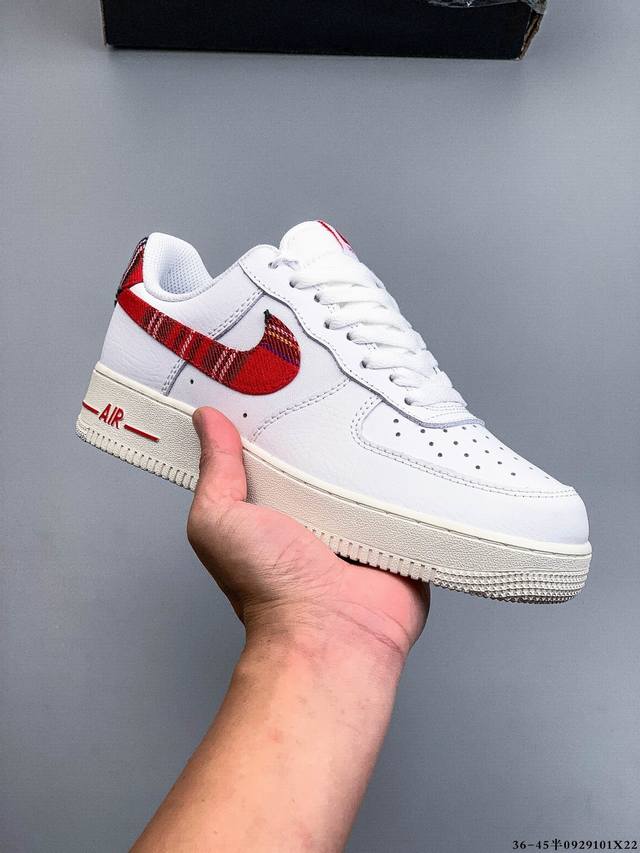二层真标！耐克Nike Air Force 1 Low 空军一号低帮经典百搭休闲板鞋 0929101X22