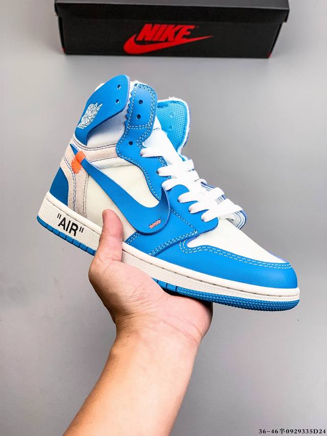 Off White X Air Jordan Aj1 High Og Ow联名高帮休闲板鞋 0929335D24