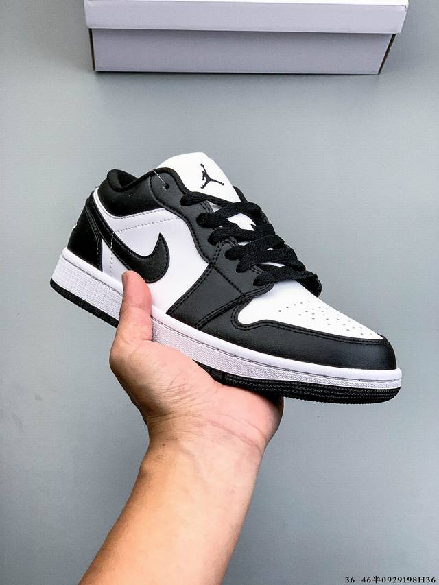 耐克Nike Air Jordan 1 Low Aj1乔1 低帮潮流缓运动休闲板鞋。Aj1 低帮拼接 完美版型真头层牛皮# 内置缓震气垫 原鞋开模 拒绝公底 购