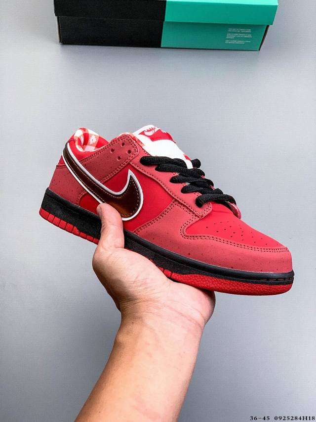 Nike 耐克 Concepts X Nike Dunk Sb 紫龙虾 经典百搭滑板鞋！本次紫龙虾 Concepts X Nike Sb Dunk “purpl