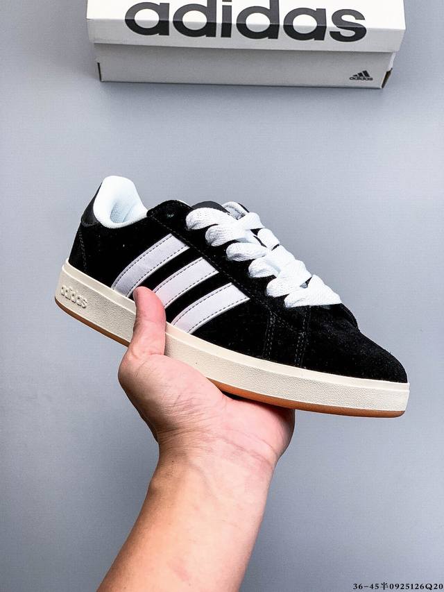 真标半码！Adidas Grand Courtbeat Base 00S 新品百搭休闲板鞋 0925126Q20