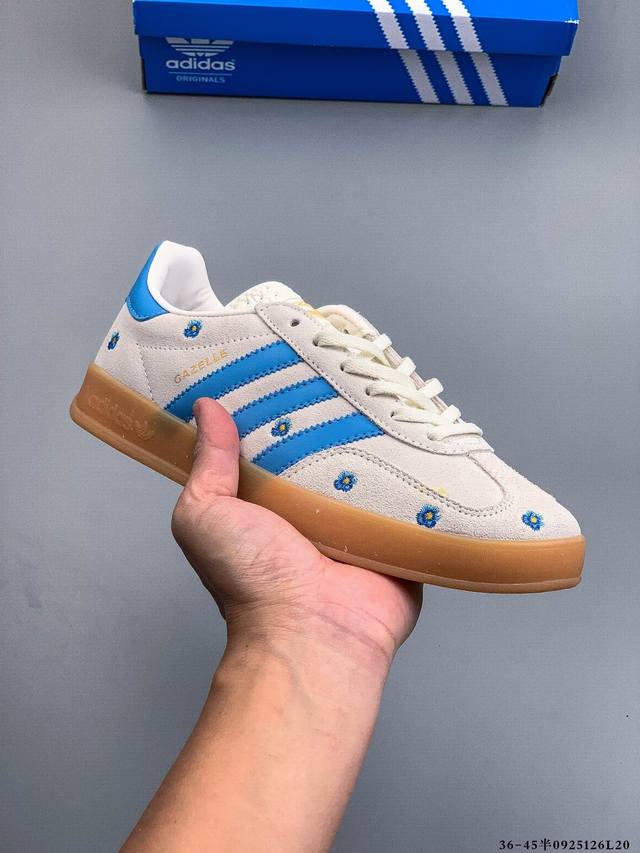 真标半码！阿迪达斯Adidas Gazelle 低帮复古百搭休闲运动板鞋 0925126L20