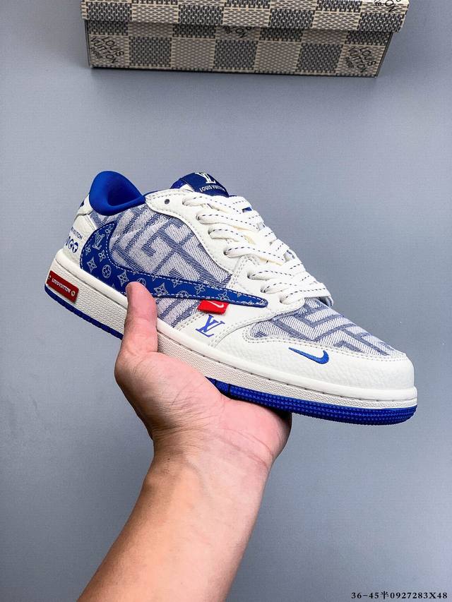 耐克Nike Air Jordan 1 Low Aj1乔1 低帮潮流缓运动休闲板鞋。Aj1 低帮拼接 完美版型真头层牛皮# 内置缓震气垫 原鞋开模 拒绝公底 购