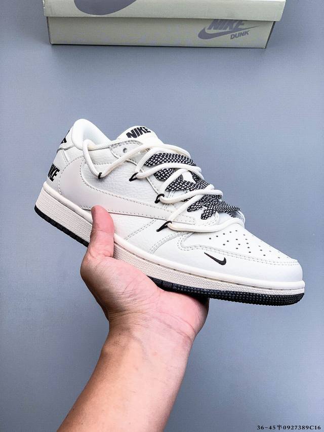特价！耐克Nike Air Jordan 1 Low Aj1乔1 低帮潮流缓运动休闲板鞋。Aj1 低帮拼接 完美版型真头层牛皮# 内置缓震气垫 原鞋开模 拒绝公