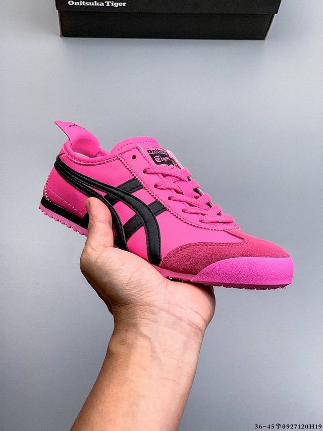 Asics 亚瑟士 Onitsuka Tiger 鬼冢虎 阿斯克斯 皮面原装四联吊牌 中底纸板钢印 日系轻便运动休闲鞋 0927 H19