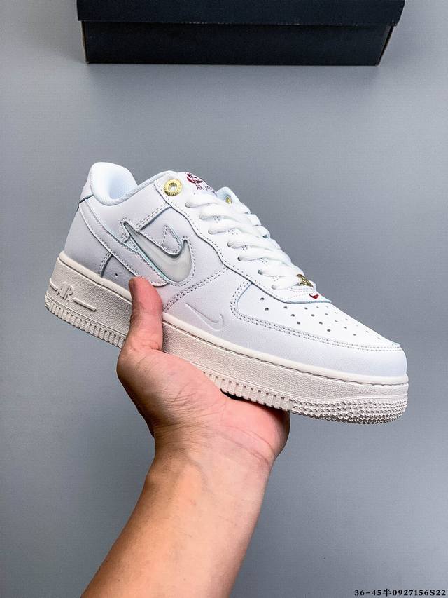 二层真标！耐克Nike Air Force 1 Low 空军一号低帮经典百搭休闲板鞋 0927156S22
